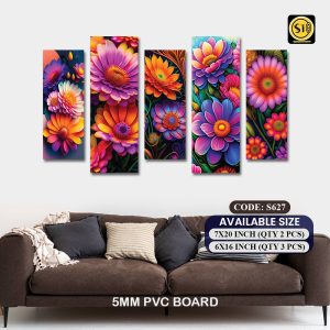 Wall Split Canvas (5 part)-Code627