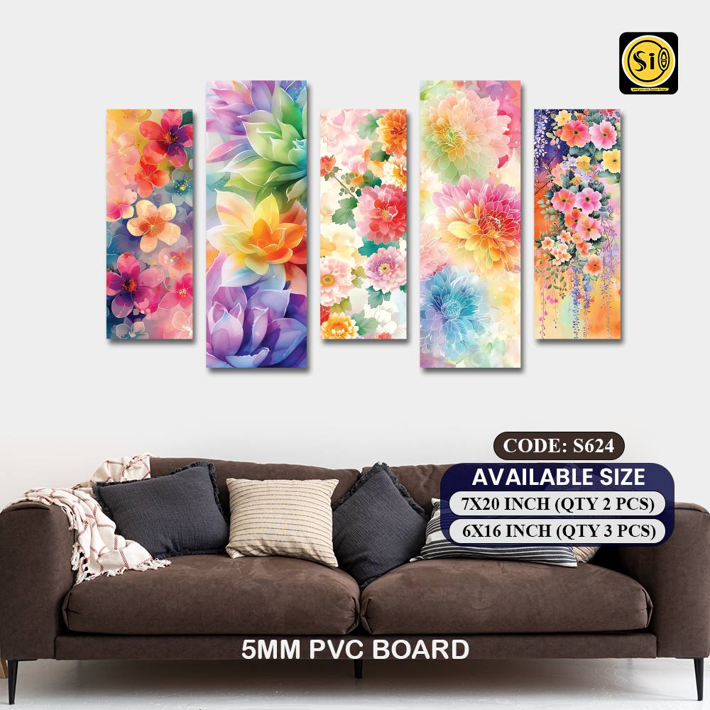 Wall Split Canvas (5 part)-Code624