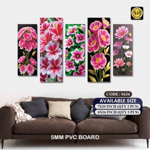 Wall Split Canvas (5 part)-Code634