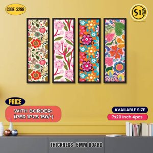 Wall Split Canvas (4 part)-Code298