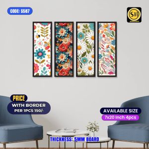 Wall Split Canvas (4 part)-Code587