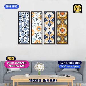 Wall Split Canvas (4 part)-Code563