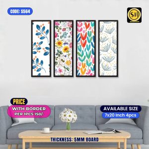 Wall Split Canvas (4 part)-Code564