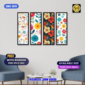 Wall Split Canvas (4 part)-Code579