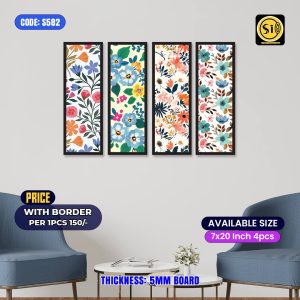Wall Split Canvas (4 part)-Code582