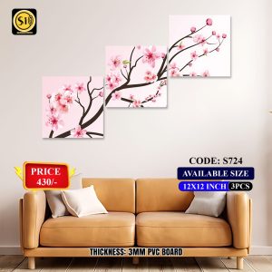 Wall Split Canvas (3 part)-Code S724