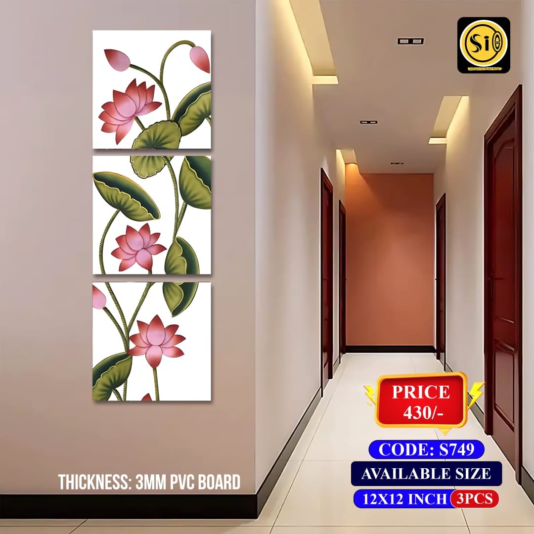 Wall Split Canvas (3 part)-Code S749