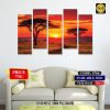 Wall Split Canvas (5 part)-Code S766