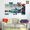 Wall Split Canvas (5 part)-Code S769