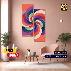 Wall Split Canvas (2part)-Code S991